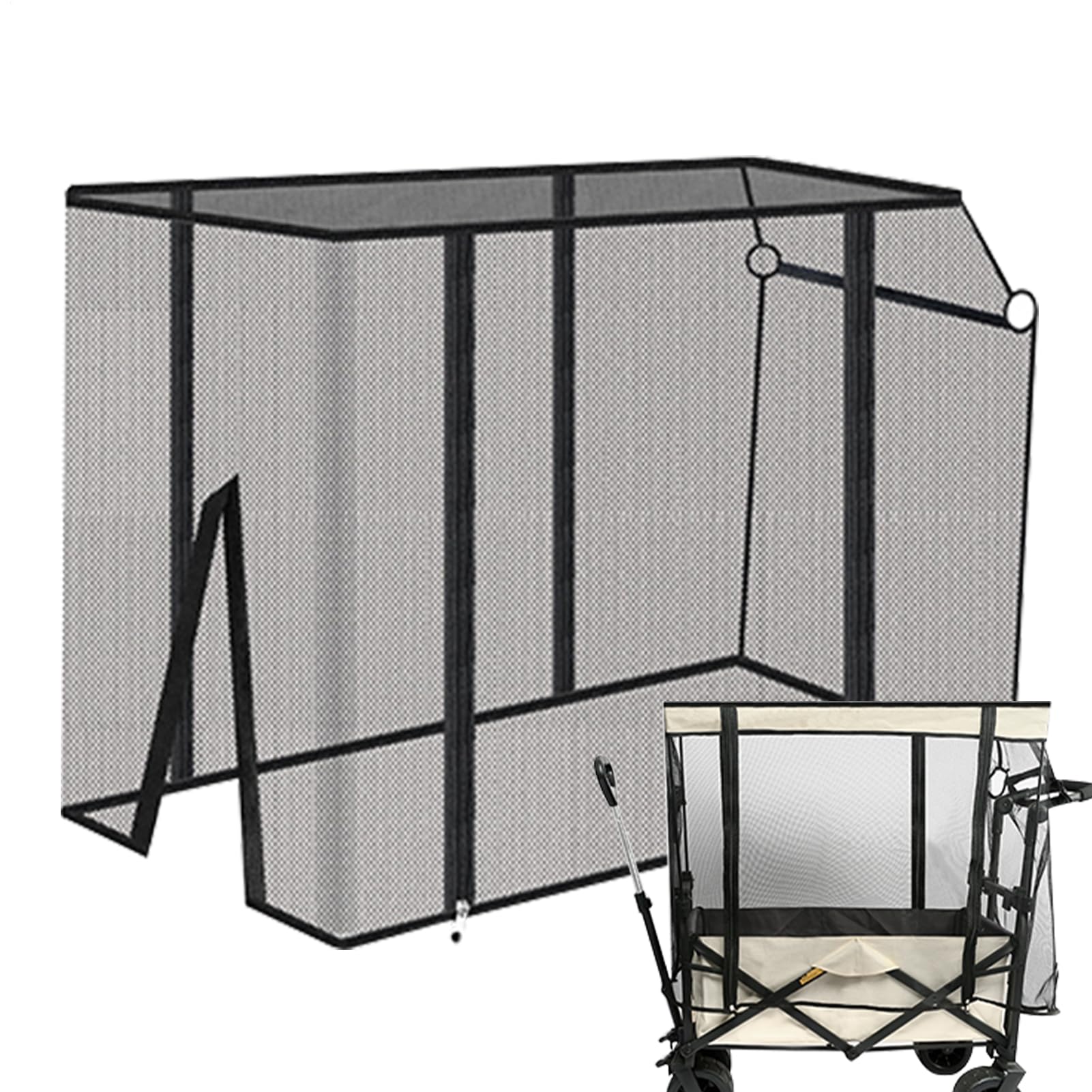 Cubierta protectora impermeable para carrito, cubierta transparente para