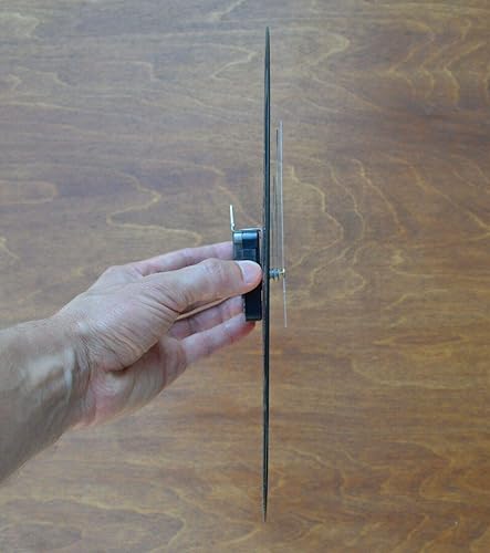 Miniatura 5 de Reloj de pared de vinilo de biología, registro LP, decoración del hogar, arte hecho a mano, regalo de personalidad (tamaño 12 pulgadas, color negro)