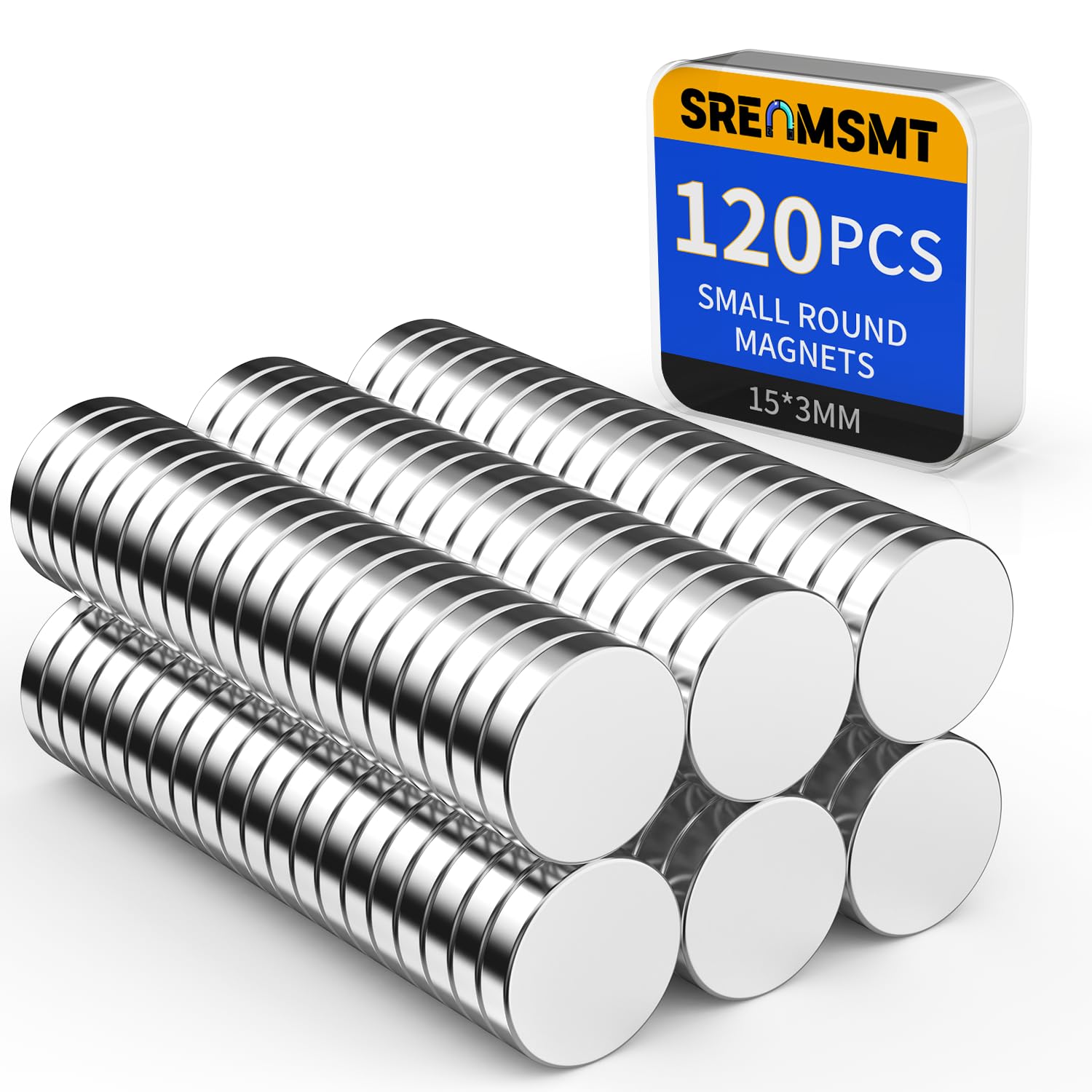 Round Magnets, 6x3mm Neodymium Magnet for Crafts, 150 Pack — Amazon image 11