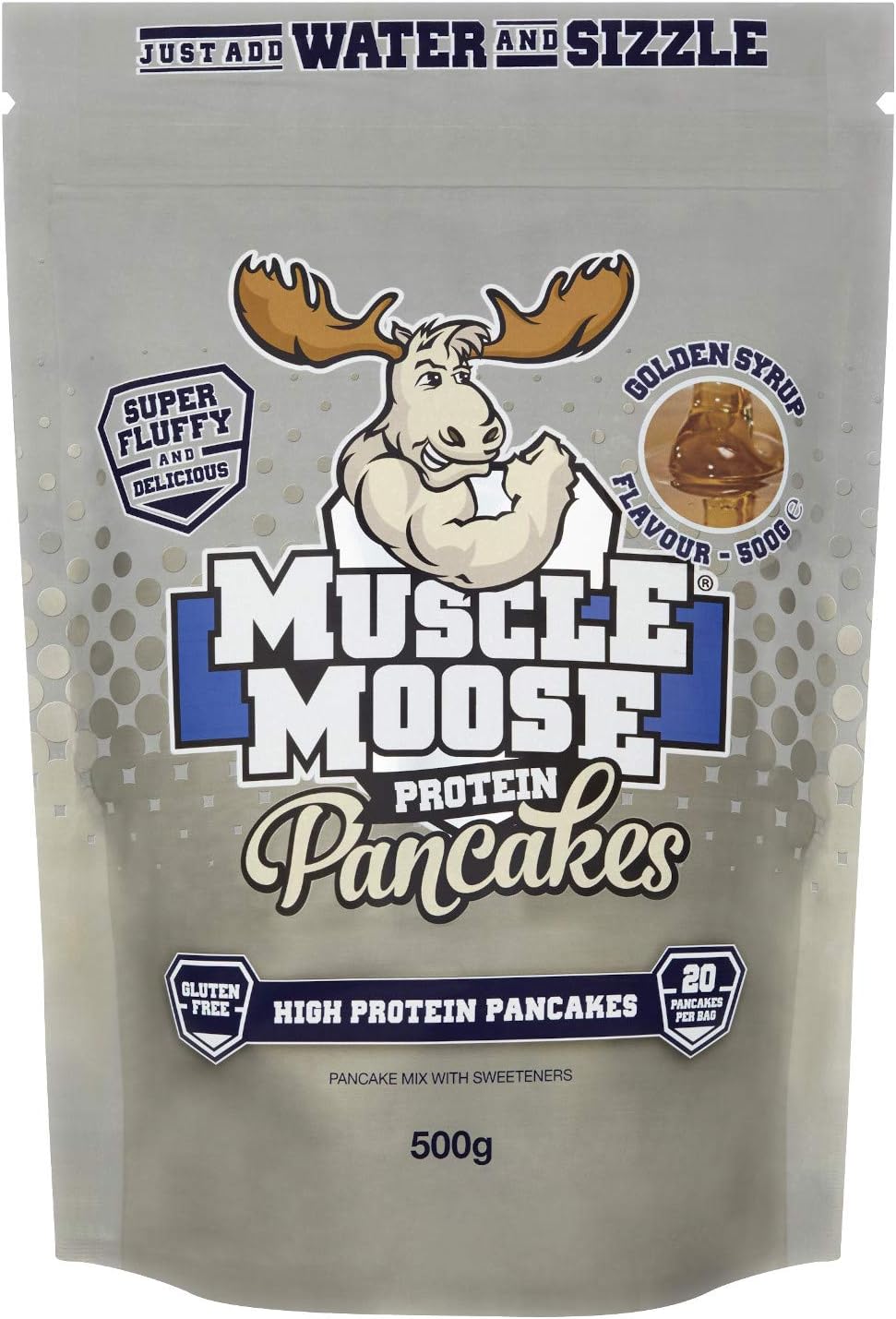 Muscle Moose Protein Pancakes – Chocolate Raspberry