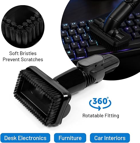 Reliapart 3-Piece Crevice, Upholstery & Brush Tool for Shark Z201/IZ202/IZ251/IZ252/IZ370/IZ380 Cordless Vacuums - 6