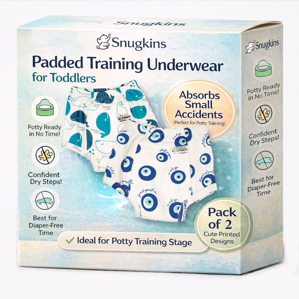 SNUGKINS Potty Training Pull-up Pants | Padded Underwears for Babies/Kids/Toddlers.-image-4