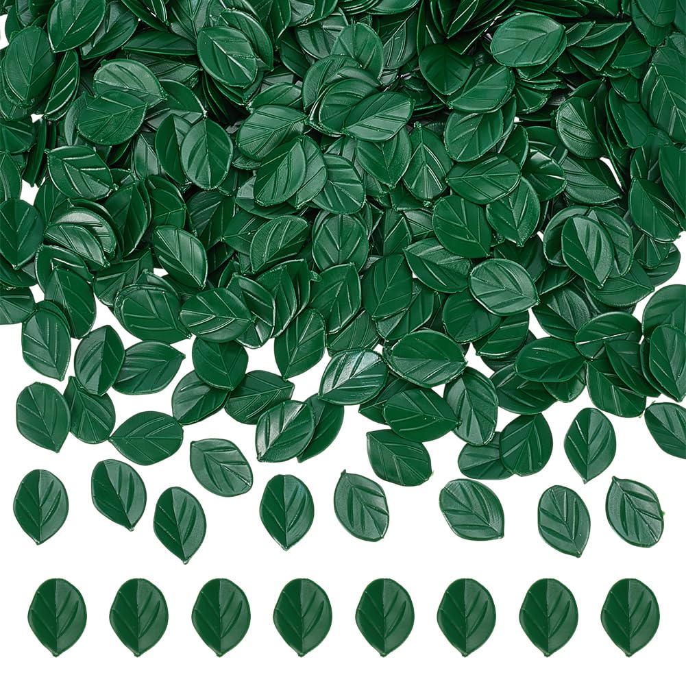 Hojas de menta falsas OLYCRAFT para decorar pasteles y mesas de fiesta