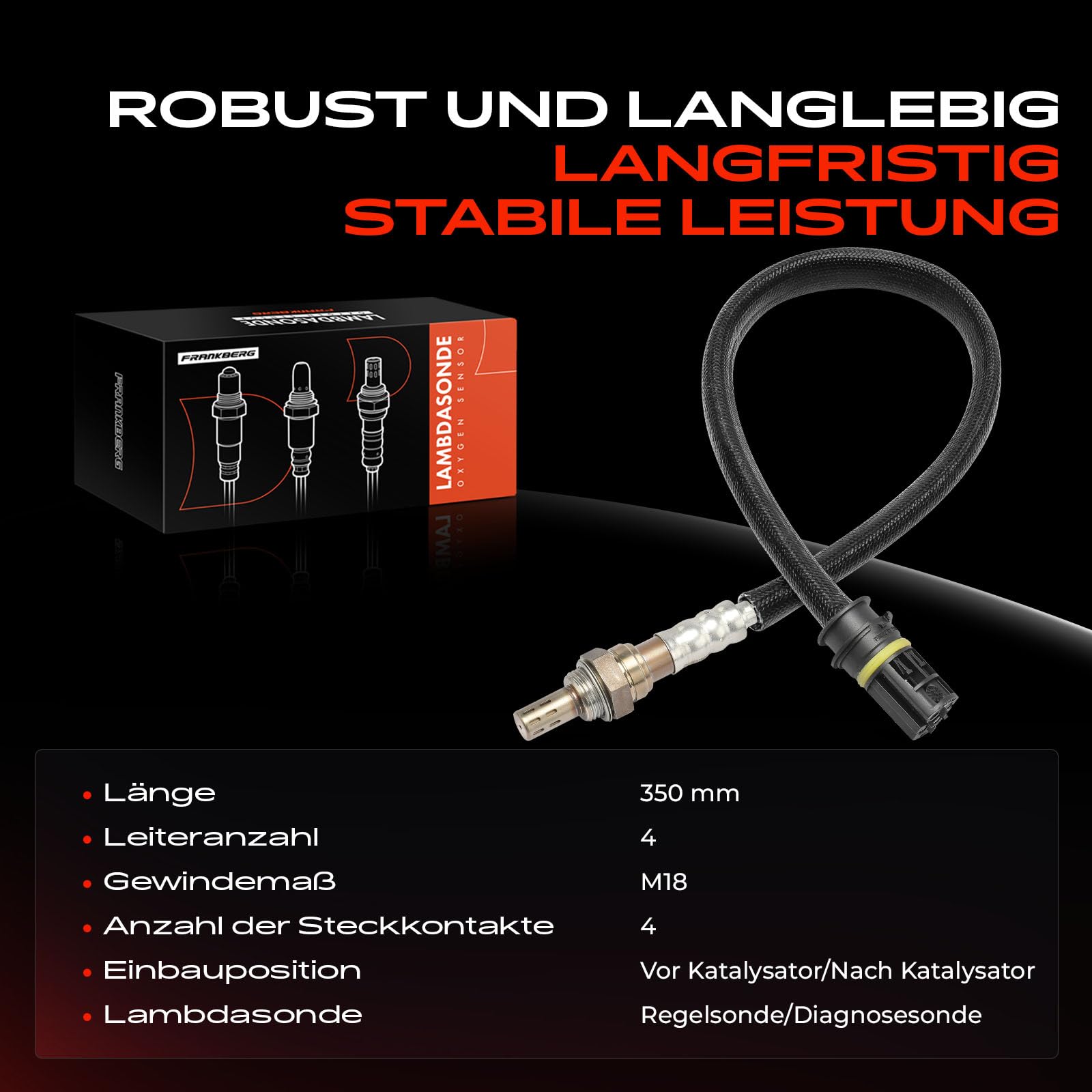Frankberg Sonda lambda di controllo 250-24611 | Ricambi auto, sensore, Sensore di ossigeno