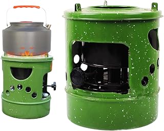 Portable Kerosene Stove, Fogon De Petróleo Para Cuba, Lightweight 10-Wicks Camp Stove Heater Outdoor Cooking BBQ Picnic Camping Backpacking Hiking Kerosene Furnace Burner (Green, for 2-4 people)