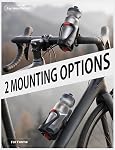 Lamicall Bike Water Bottle Holder - Extra-Wide Adjustable (55-85mm) Water Bottle Holder with Anti-Theft Tracker Slot, One-Handed Operation Motorcycles Bicycle Cup Holder for 20-34mm Handlebar & Frame