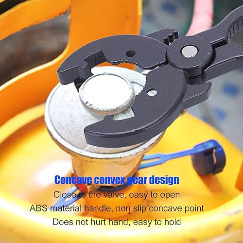 Miniatura 3 de Kadimendium Llave de tanque de gas Llave de válvula reductora de presión de cilindro Herramientas manuales profesionales Llave de cilindro de gas