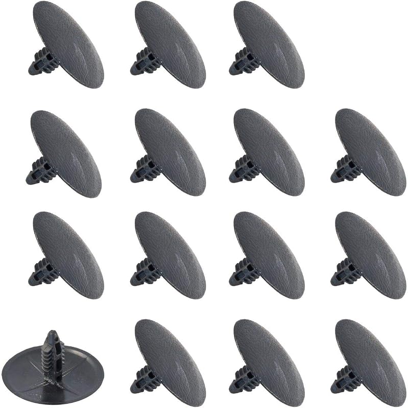 Presilhas de fixação do isolamento do capô Blue Oval Industries para Ford Mustang 2015–2020 – Kit com 15 unidades
