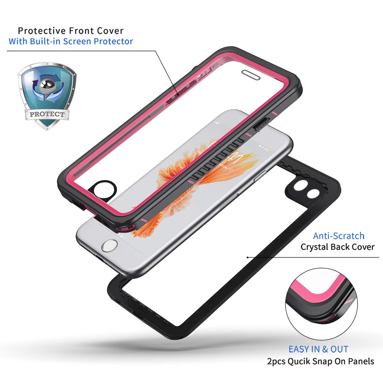 Amazon.com: Lanhiem for iPhone SE 2022/2020 Case, for iPhone 7 8