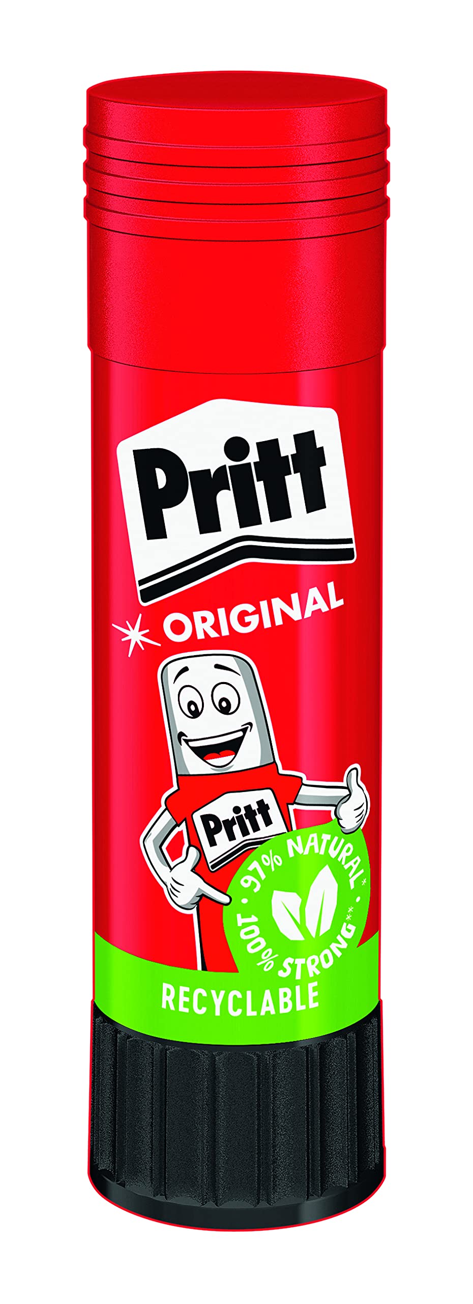 Pritt Penna adesiva, colla sicura e adatta ai bambini per arte e artigianato, colla potente per articoli scolastici e per ufficio, 4x 22 g Pen Pritt