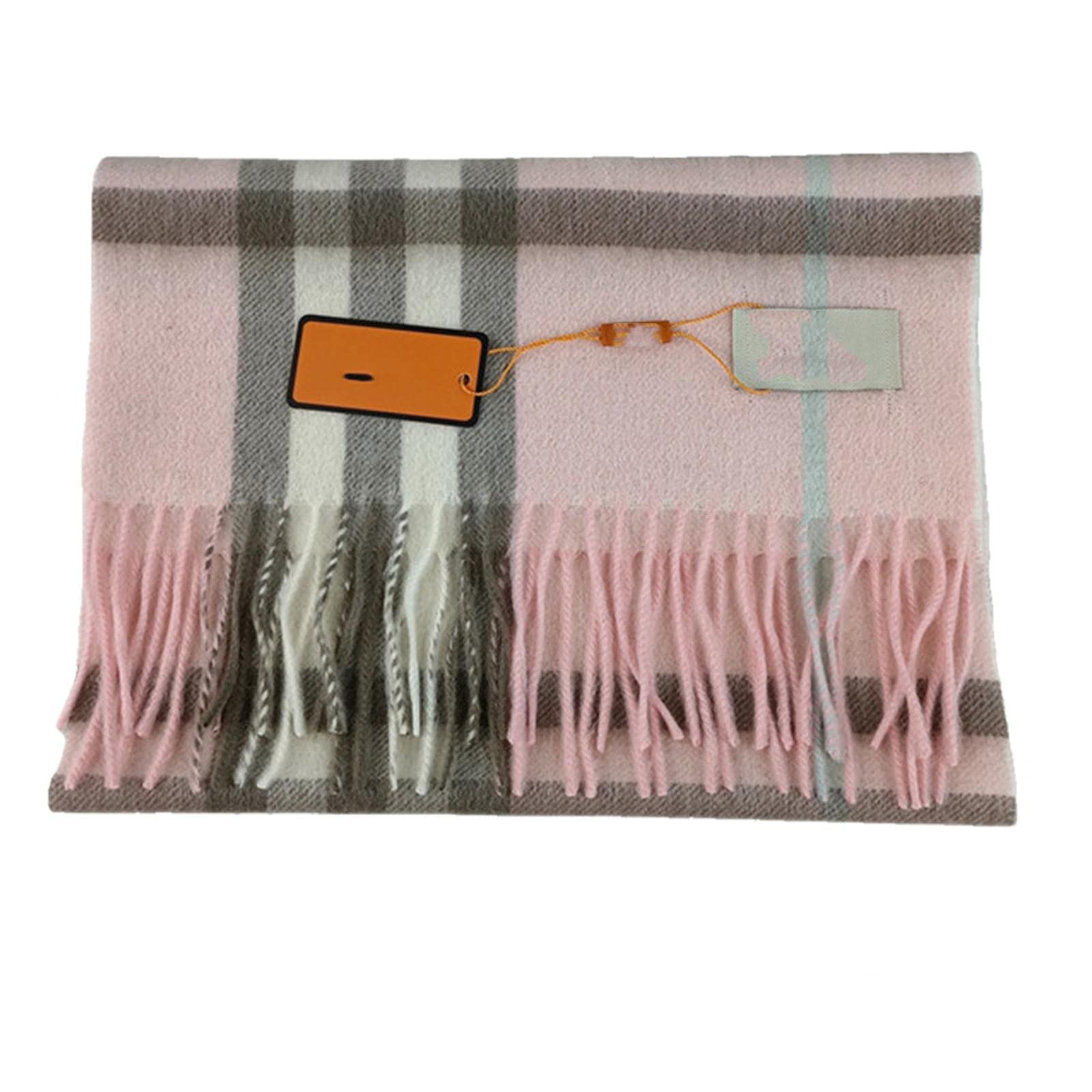 UKKO Kaschmirschal Kaschmirschal Und Wolle Hijab Ultra Warm Und Elegant Karierter Winter Und Frühling
