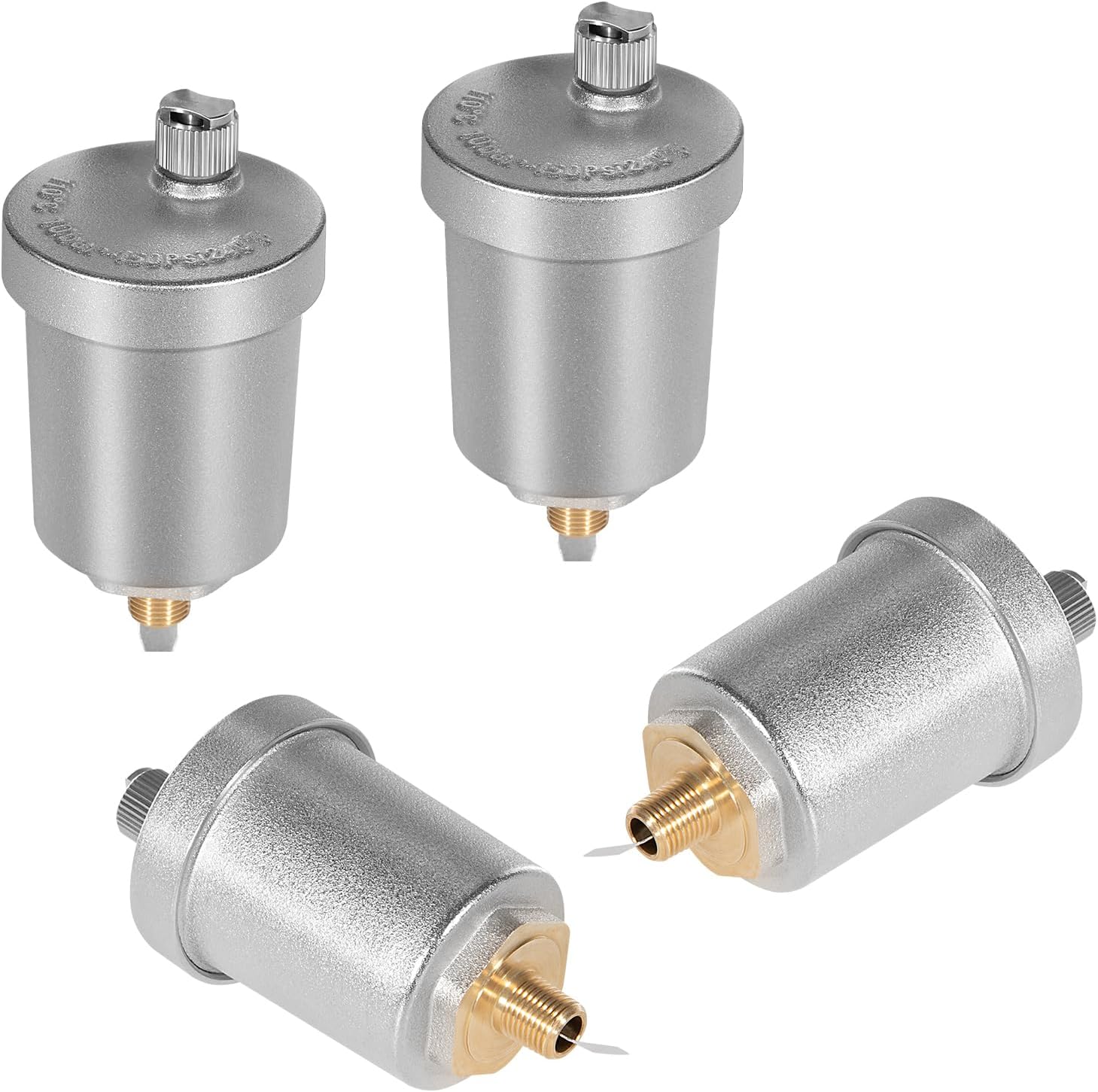 400-4 1/8-Inch NPT Float Air Vent (4-Pack) for Taco, Compatible with Hot Water Boilers, Radiators, Expansion Tanks, and Other Hydronic Heating Systems