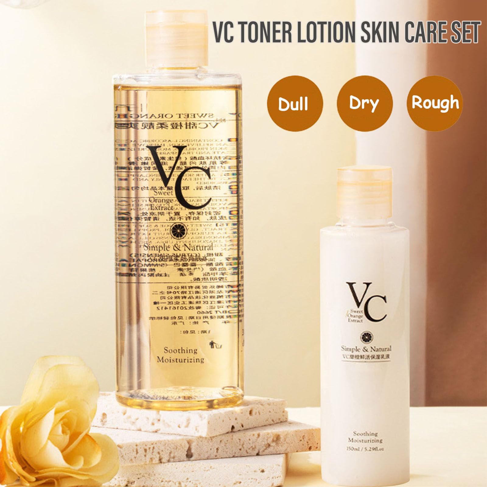 化粧水・ローション・トナー セット Amazon.co.jp: VCトナー、ビタミンCスキンケアセット、VCトナーと