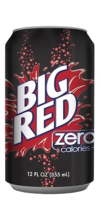 Big Red | Zero | Fridge Pack Cans | Zero Calories | 12 fl. oz (12 Count)