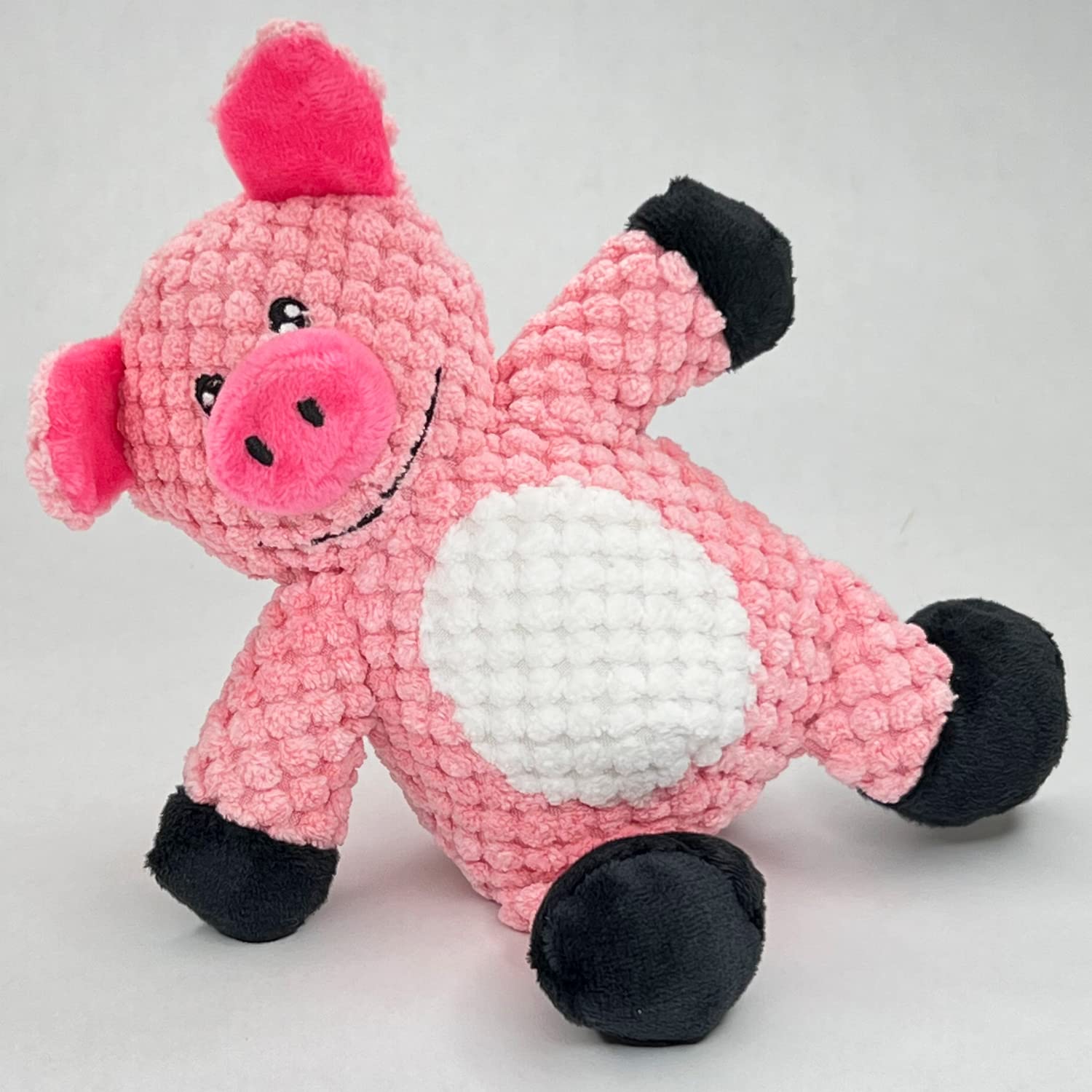 Glory To Dog Barnyard Pig - Juguete de peluche para perros de raza pequeña