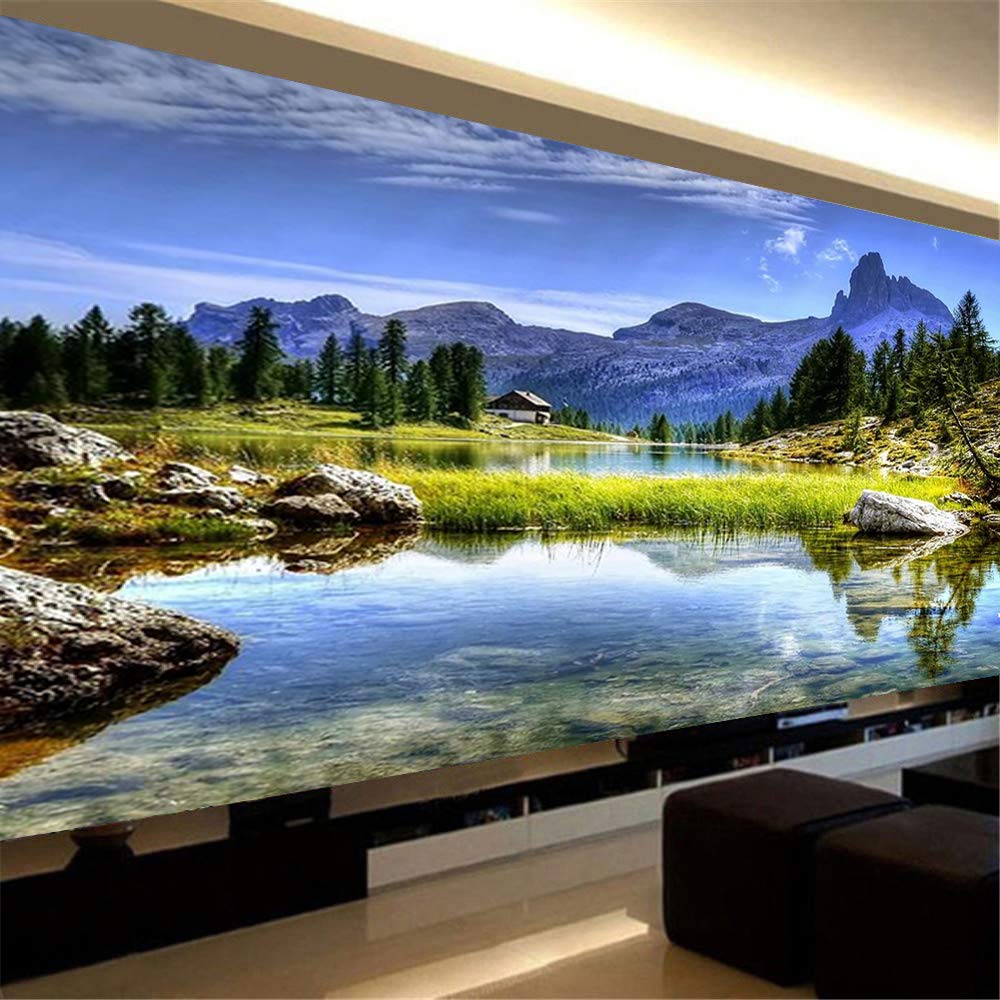 Nicole Knupfer 5D Diamond Painting Kit 'Wald Traumfänger' - 80x160 Cm, DIY Strassbild Zur Wanddekoration