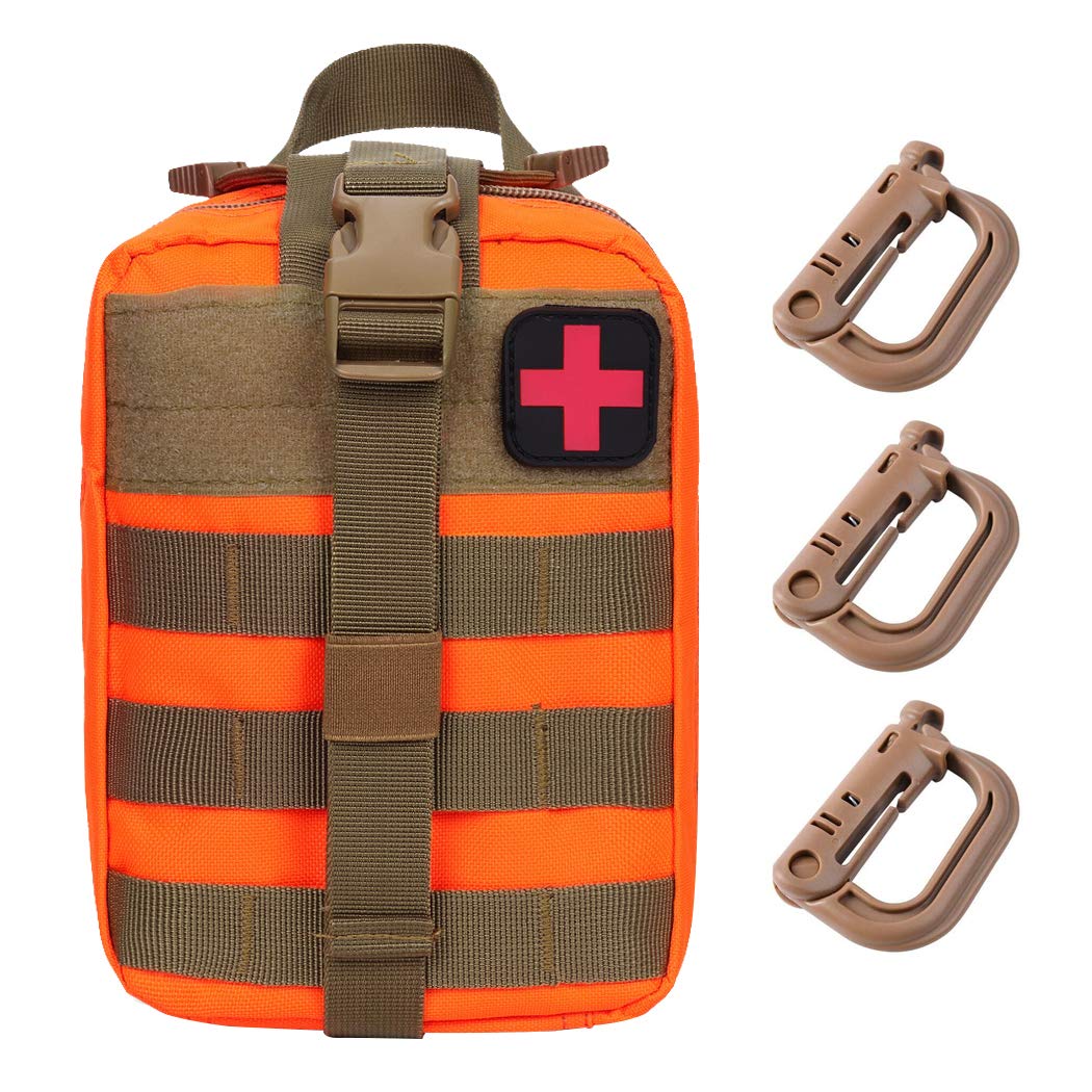 Buy MOLLE Rip Away EMT Medical Pouch, Empty IFAK Medical First Aid Kit Bag EDC First Aid Utility
