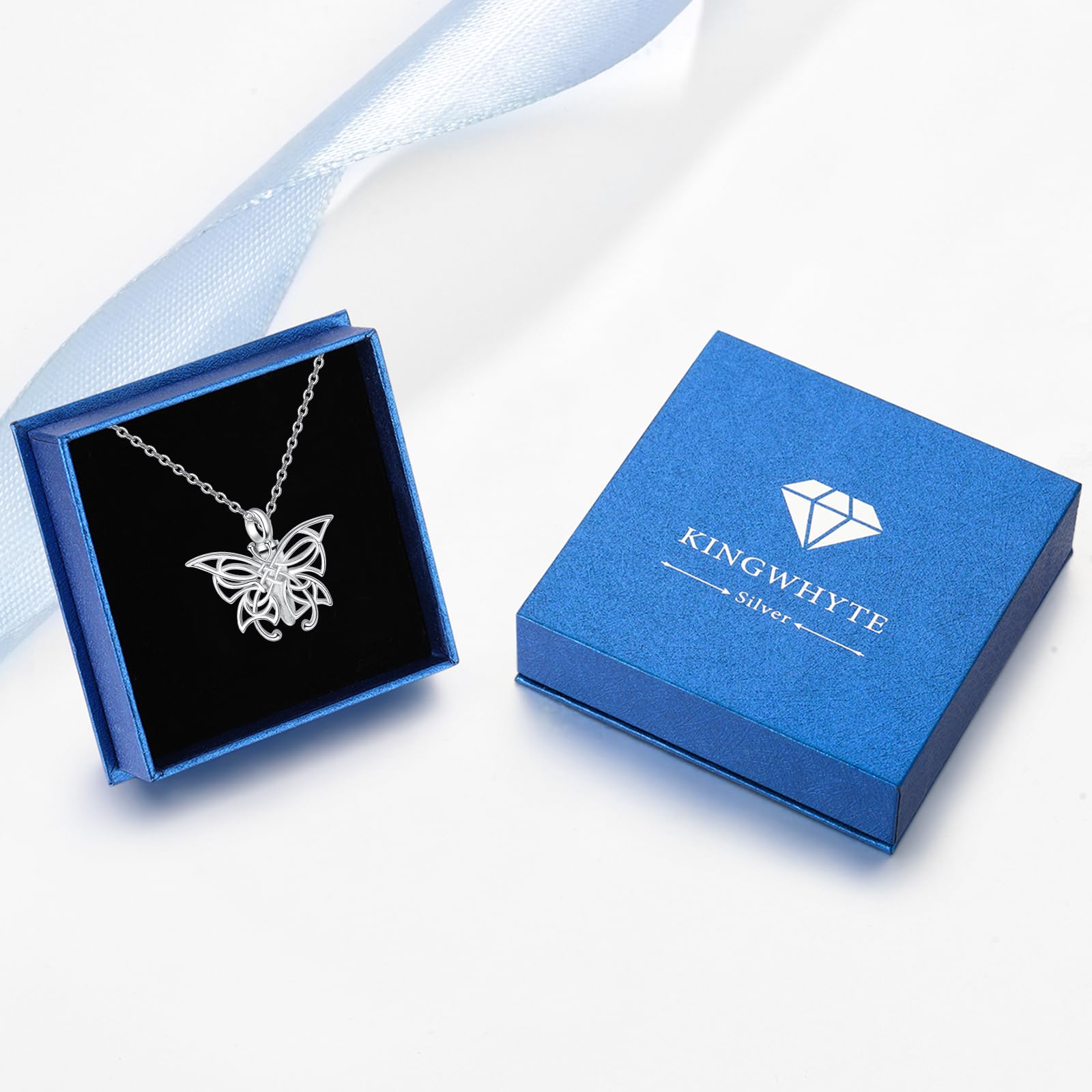 KINGWHYTE Ashes Jewellery Urn Necklace for Ashes Sterling Silver Paw Print Heart Ashes Memorial Necklace for Mum Dad Women Men with Free Engraving
