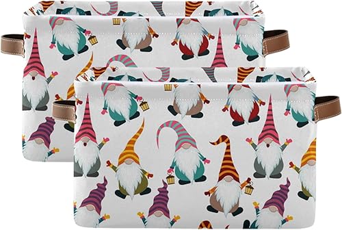 Miniatura 23 de senya Cesta de almacenamiento de Pascua con asas, huevos de Pascua, tela de conejo, contenedores de almacenamiento plegables para almacenamiento, 15