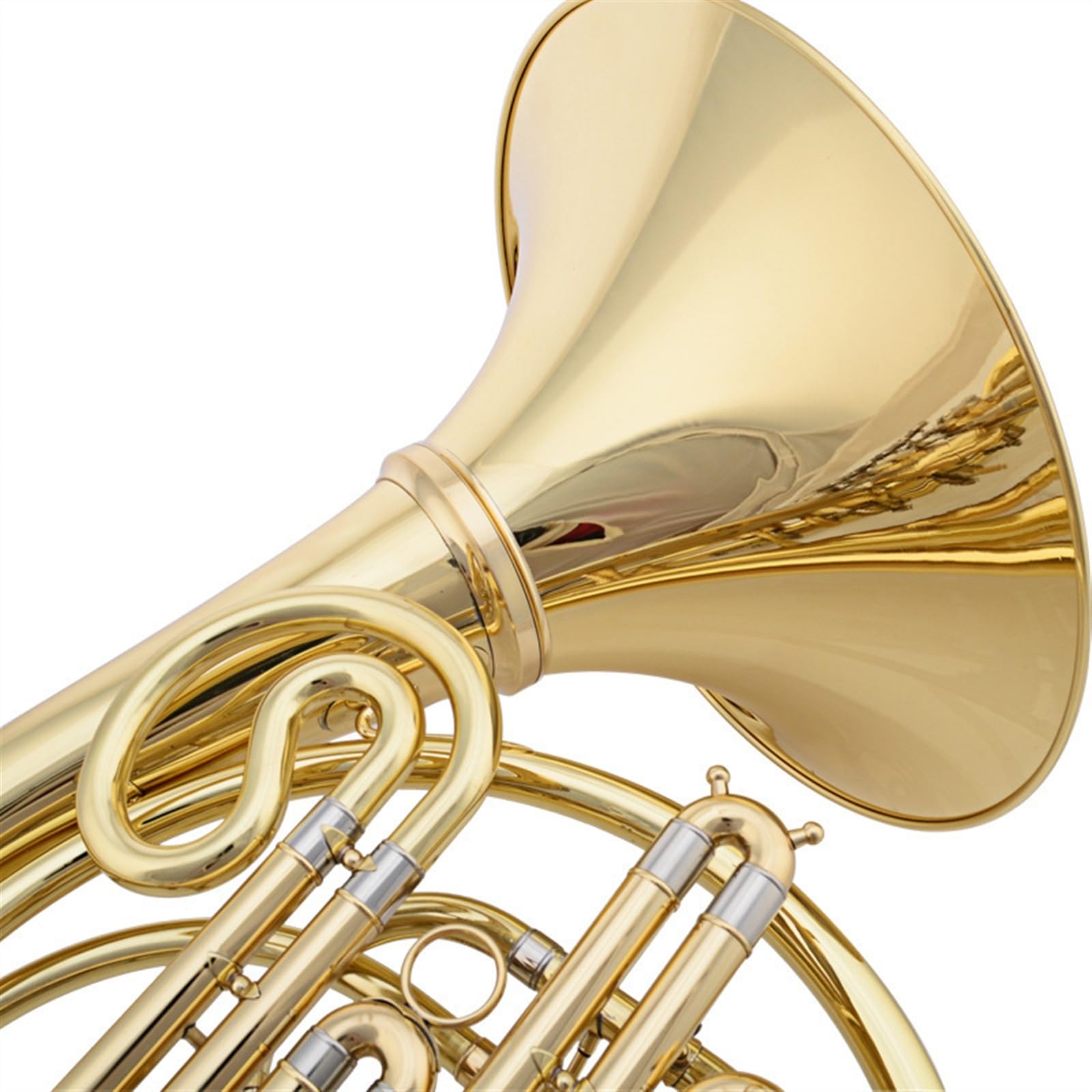 Instrument À Vent Professionnel En Corne Française, 4 Touches À Une Rangée Fendue B-flat Pour Étudiant Adulte, Avec Accessoires Kit Cor D'harmonie