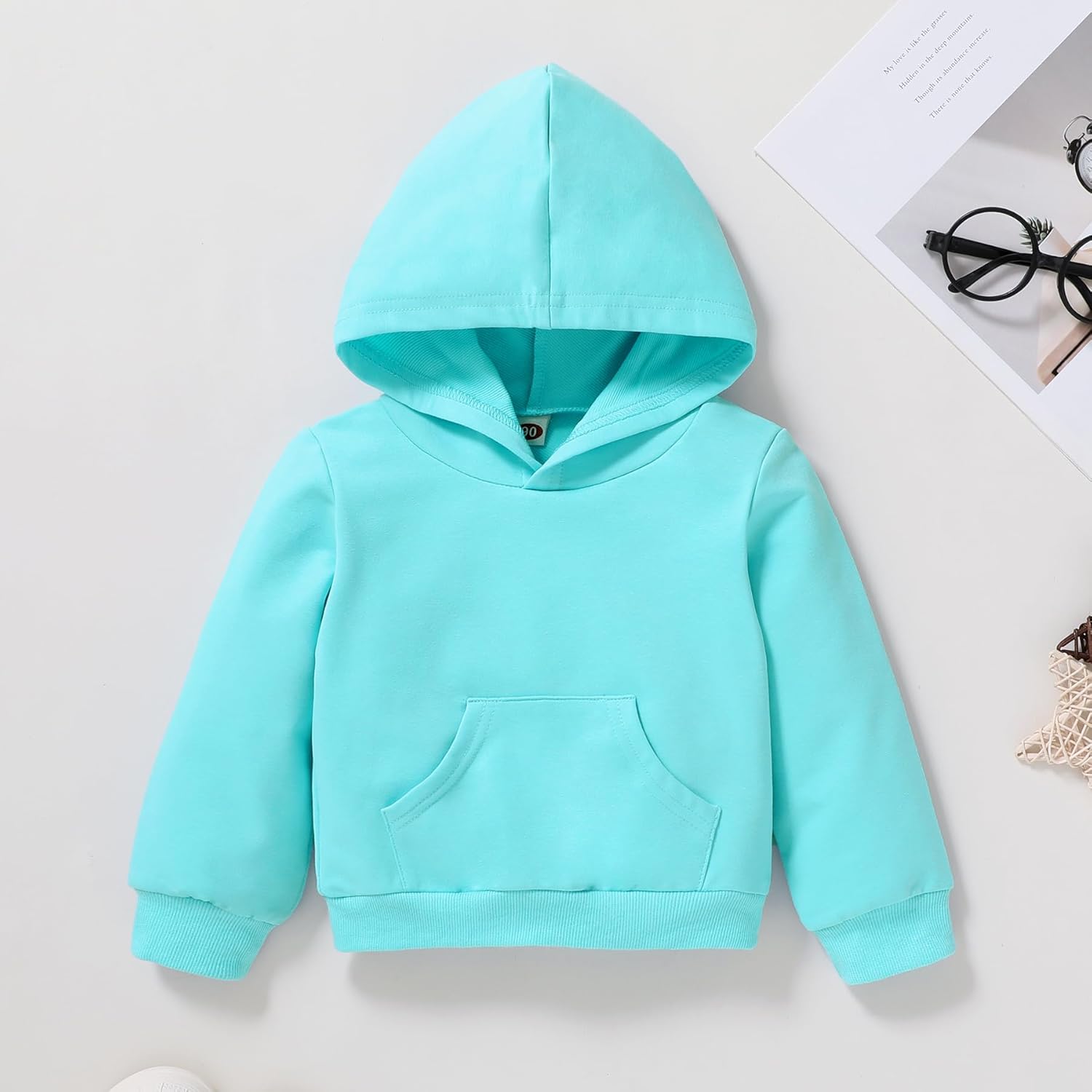 Happy Town Baby Fall Outfits for Girl Boy Long Sleeve Hoodie Top and Long Sweatpants Set Toddler Sweatsuit - Image 4