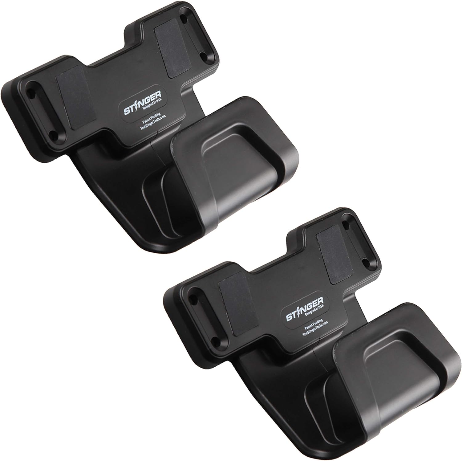 Stinger Magnetic Gun Mount Rack w/Trigger Guard Protection, Gun Holder Conceal in Car, Truck, Vehicle, Desks, Safes, Walls, Gun Magnet for Handgun Rifle Shotgun Pistol Revolver