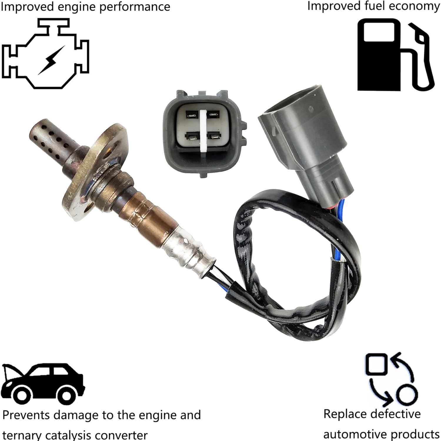 234-9002 Upstream Front Oxygen Sensor Replacement for Toyota 2003-2000 Tacoma 2.4L 2.7L,1 Pack