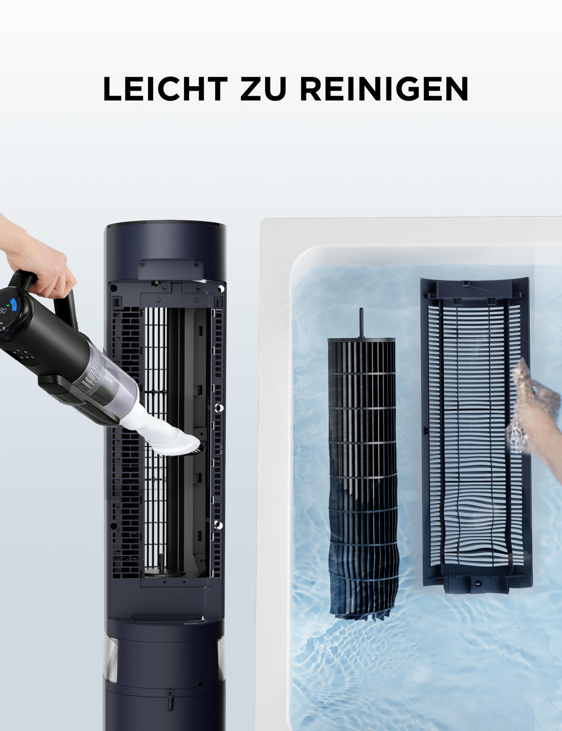 Midea Silent Air Cooler Pro 4-in-1 Mobile Klimaanlage Leiser:Luftkühler – Bild 7