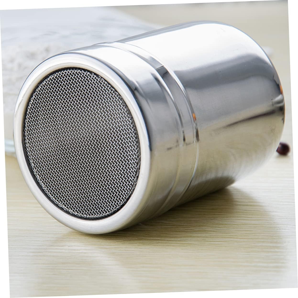Ciieeo 3pcs Stainless Steel Seasoning Shaker Sifter for Sugar Cocoa and Flour Kitchen Tool for Baking and Cooking Design