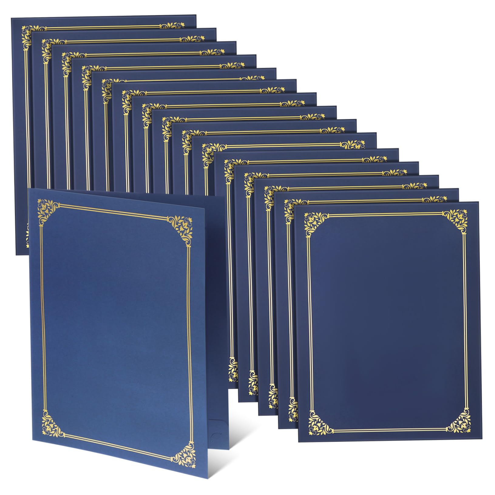 Genérico 30 Piezas Cubiertas de Certificados con Borde para Diplomas Soporte de Decorativos Profesional para Graduaciones y Reconocimientos
