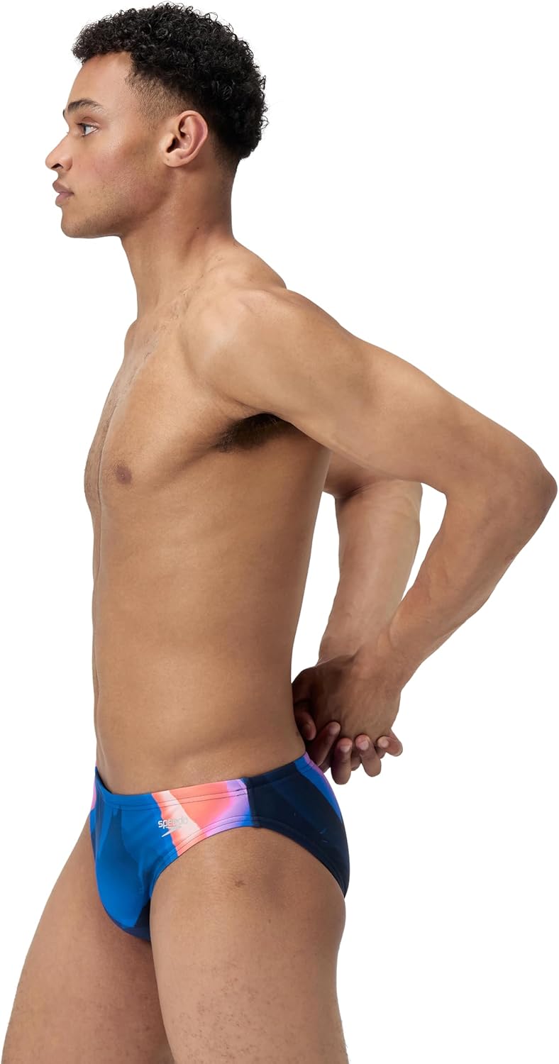 Speedo Mens Swimsuit Brief Eco Flex 2” Outseam Beachstar