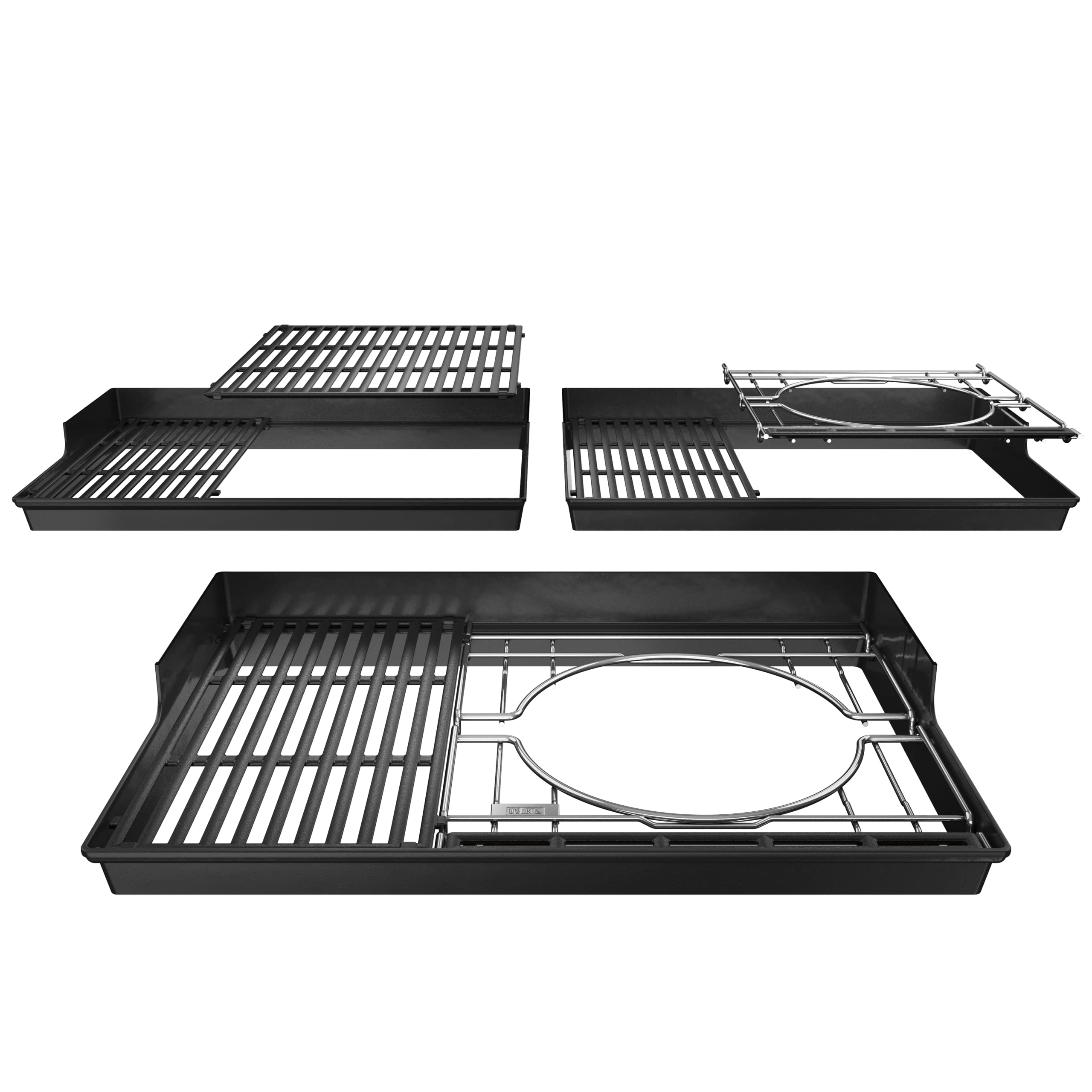 Kit Adaptateur Weber Crafted Pour Barbecue Spirit/SmokeFire - Accessoire Cuisson Wok/Plancha