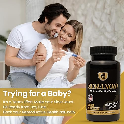 Miniatura 3 de Semanoide 60 cápsulas fórmula máxima de fertilidad y volumizador ingredientes avanzados de fertilidad y mezcla de vitaminas para hombres suministro