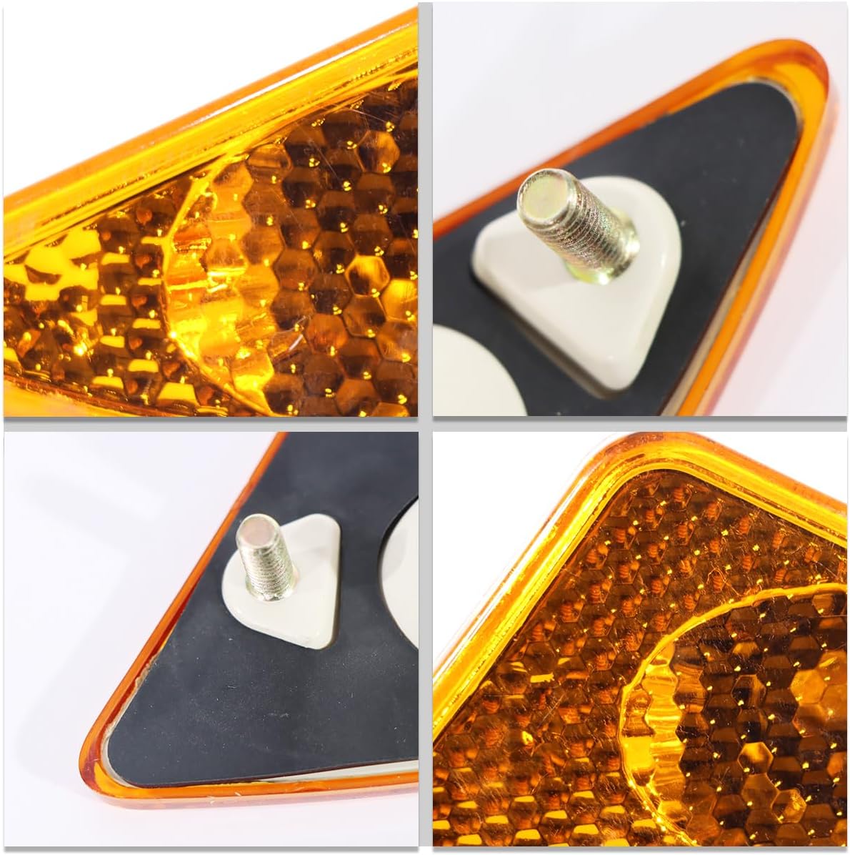 Front Side Marker Light for Kenworth T660 T600 T370 T270 T170 2008-2017 [LED Bulbs] Amber Turn Signal Lights Corner Lights Lamps OE Replaces Left and Right Side
