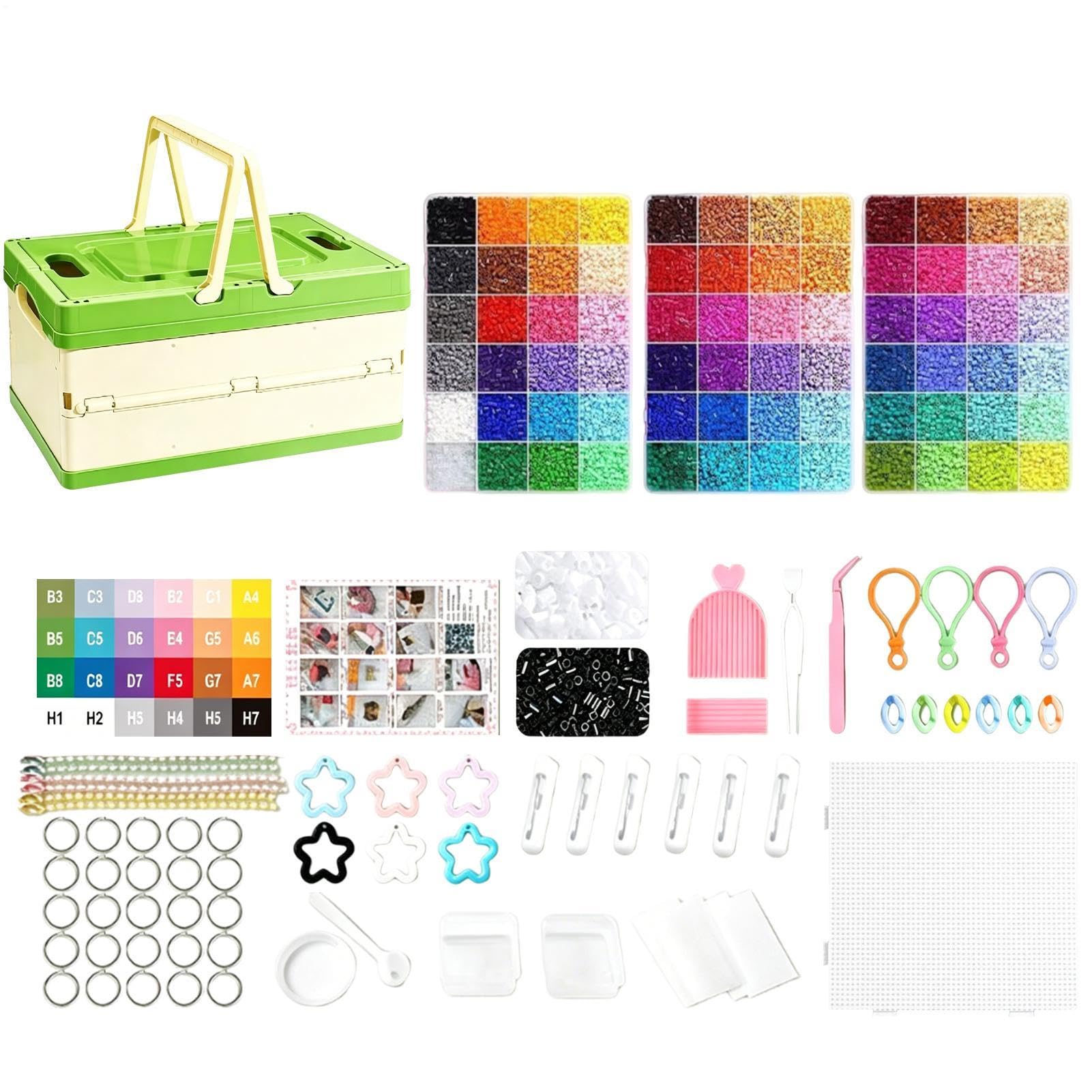Kit de perles à repasser pour décorations artistiques à créer en famille à la maison