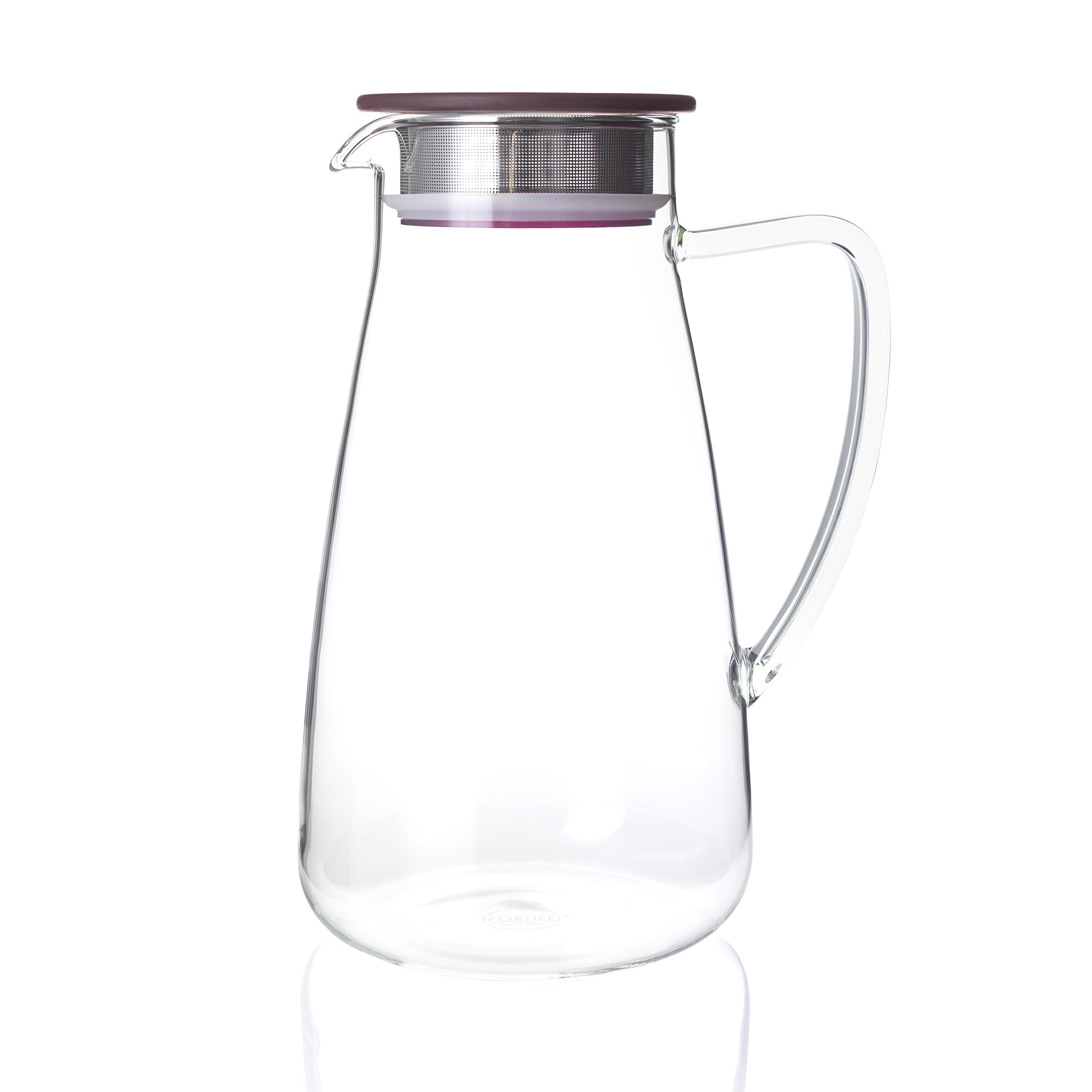 ForLife 838-a-crb Bouteille pichet Thé glacé, verre, Canneberge