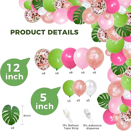 Miniatura 4 de Globos con texto en inglés We Are So Proud Of You para playa, tropical, hawaiano, Aloha Luau, decoraciones para fiestas de graduación, clase de