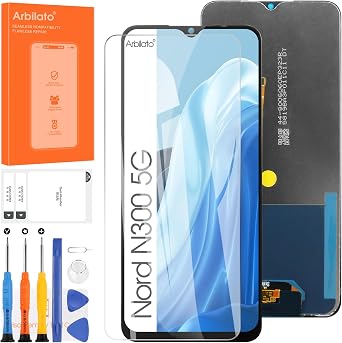 Screen for Oneplus Nord N300 5G Screen Replacement for 1+ Nord N300 5G LCD Screen CPH2389 Touch Display Digitizer Assembly Repair PartsBlack