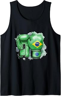 Watercolor Brazilian Boxing Gloves Tank Top