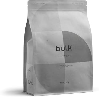 Bulk Pure L-Glutamine Powder, Unflavoured, 1 kg, Packaging May Vary