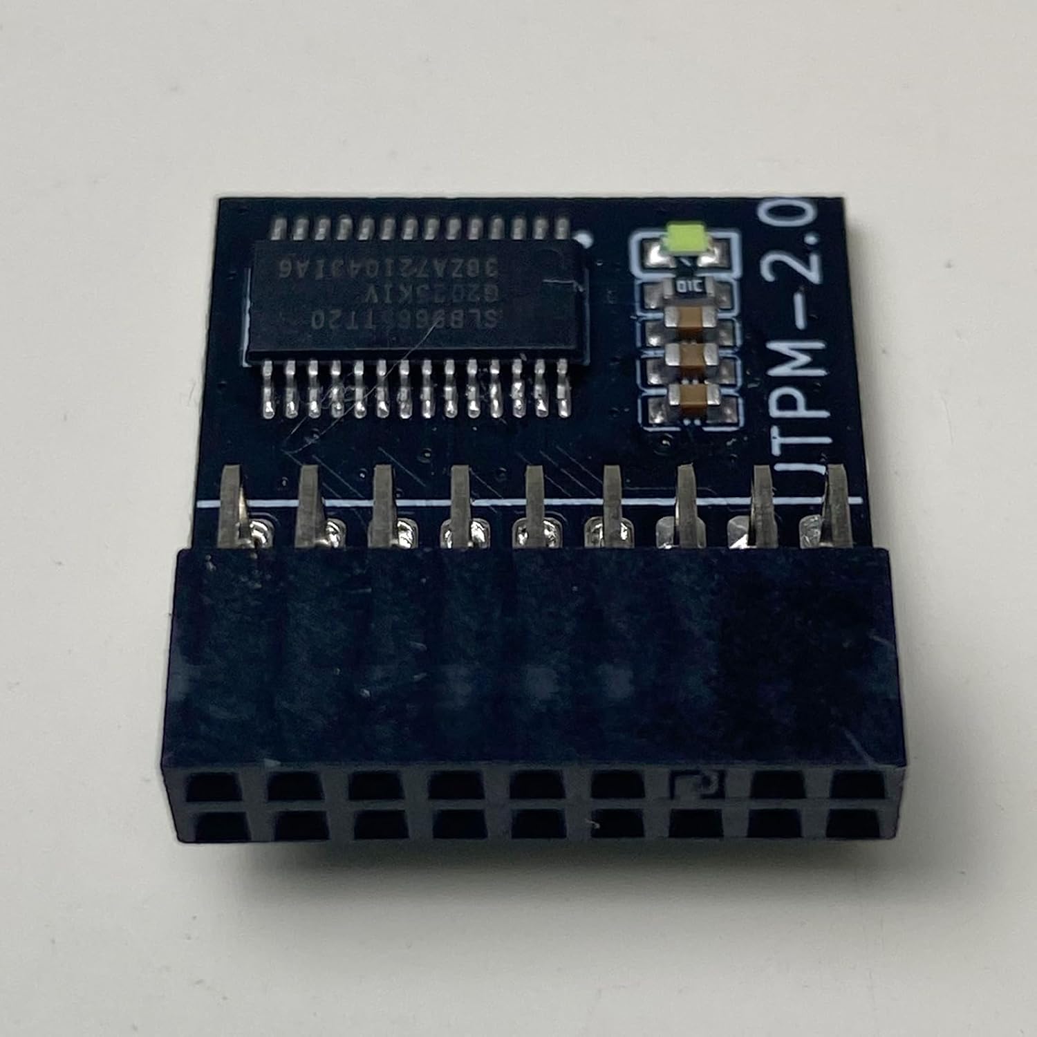 TPM 2.0 Module with 18 Pin, TPM 2.0 LPC Encryption Security Module for ASROCK Motherboard Compatible with Win11