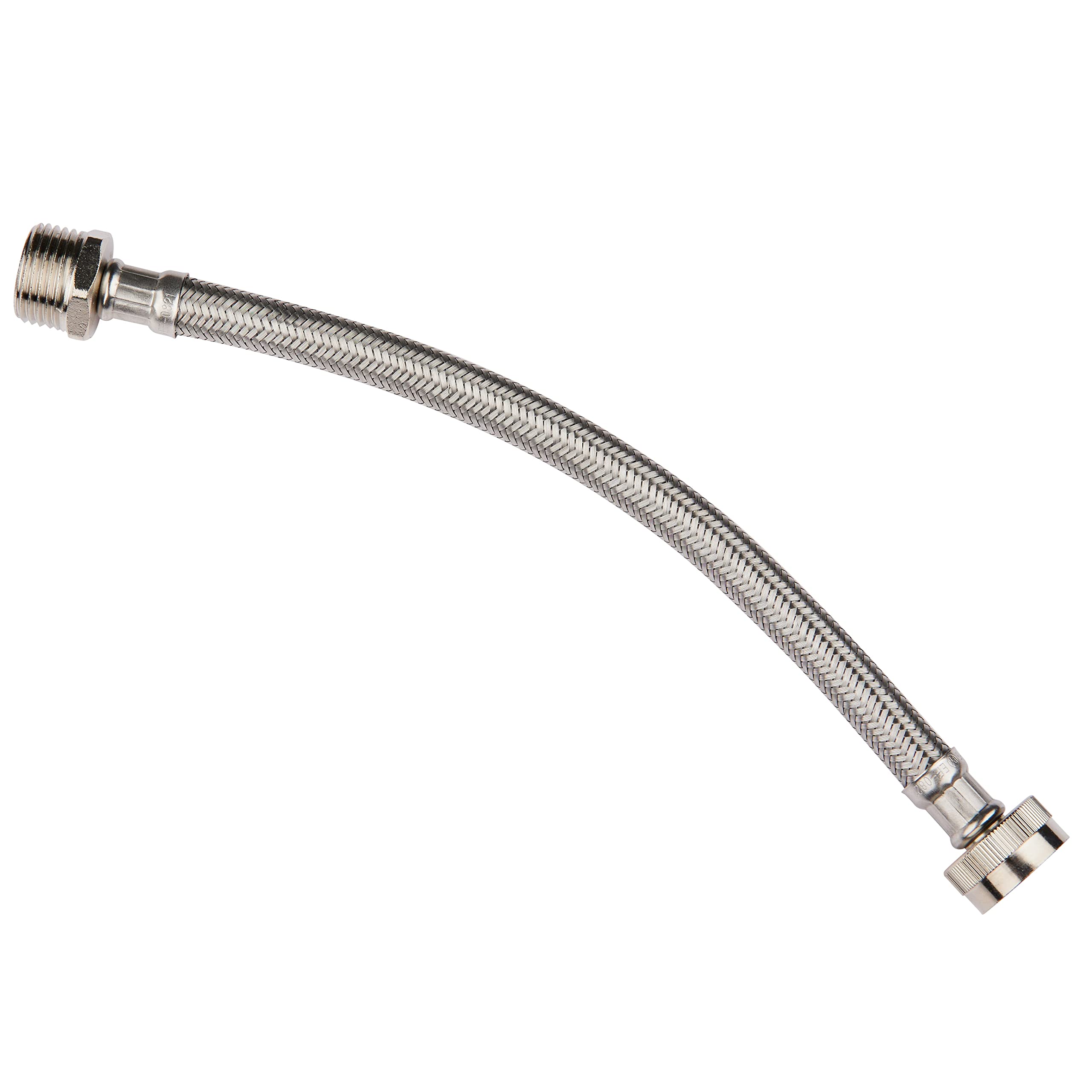 EFIELD Dampftrockner-Installationsset, Edelstahlschläuche, 1,8 m langer Schlauch mit 1,9 cm (3/4 Zoll) FHT 90-Grad-Winkel, 0,3 m Einlass und Y-Anschluss für Schlauchverteiler