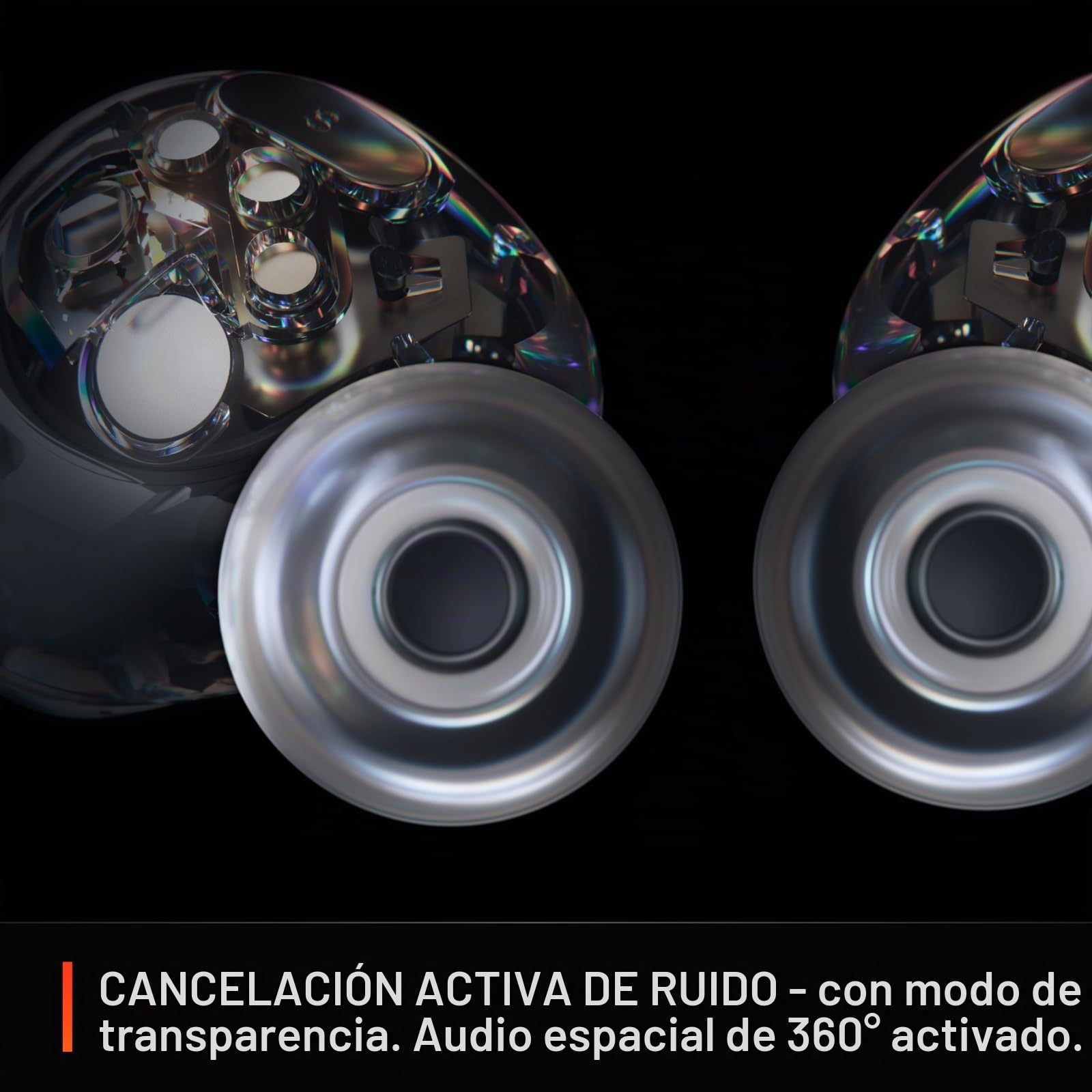 SteelSeries Arctis GameBuds™ para PlayStation - Auriculares inalámbricos para Juegos - 2,4 GHz + BT5.3 - Modo ANC/Transparencia - Resistencia al Agua IP55-40 Horas de autonomía -Carga inalámbrica