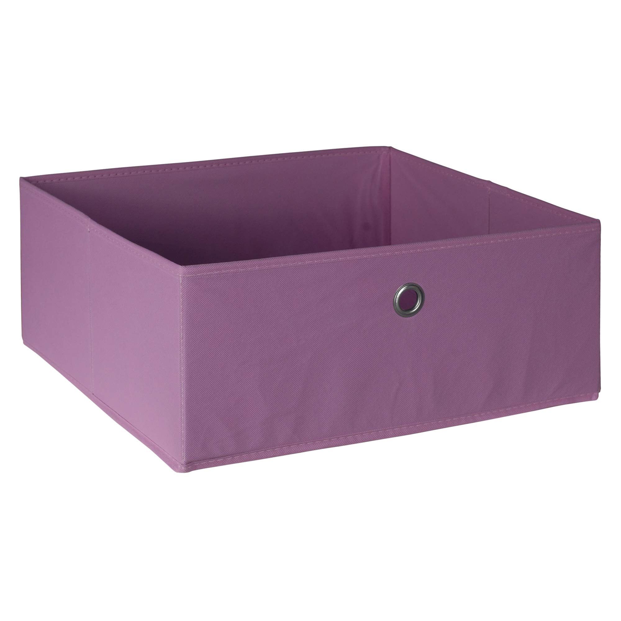 URBNLIVING Collapsible Non Woven Storage Boxes Toys Basket (Pink)