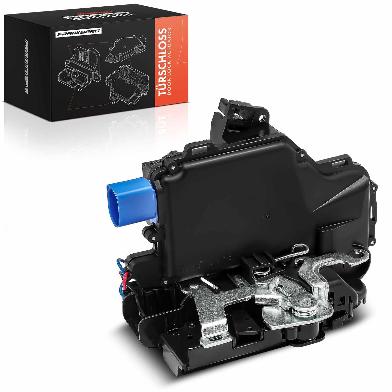 Frankberg Serrure de Coffre Arrière Gauche Compatible avec Polo 9A 9N Ibiza III 6L1 Fabia I 6Y2 Fabia I Break 6Y5 Polo Berline 9A2 9A4 9A6 9N2 Remplacer# 3B4839015AG