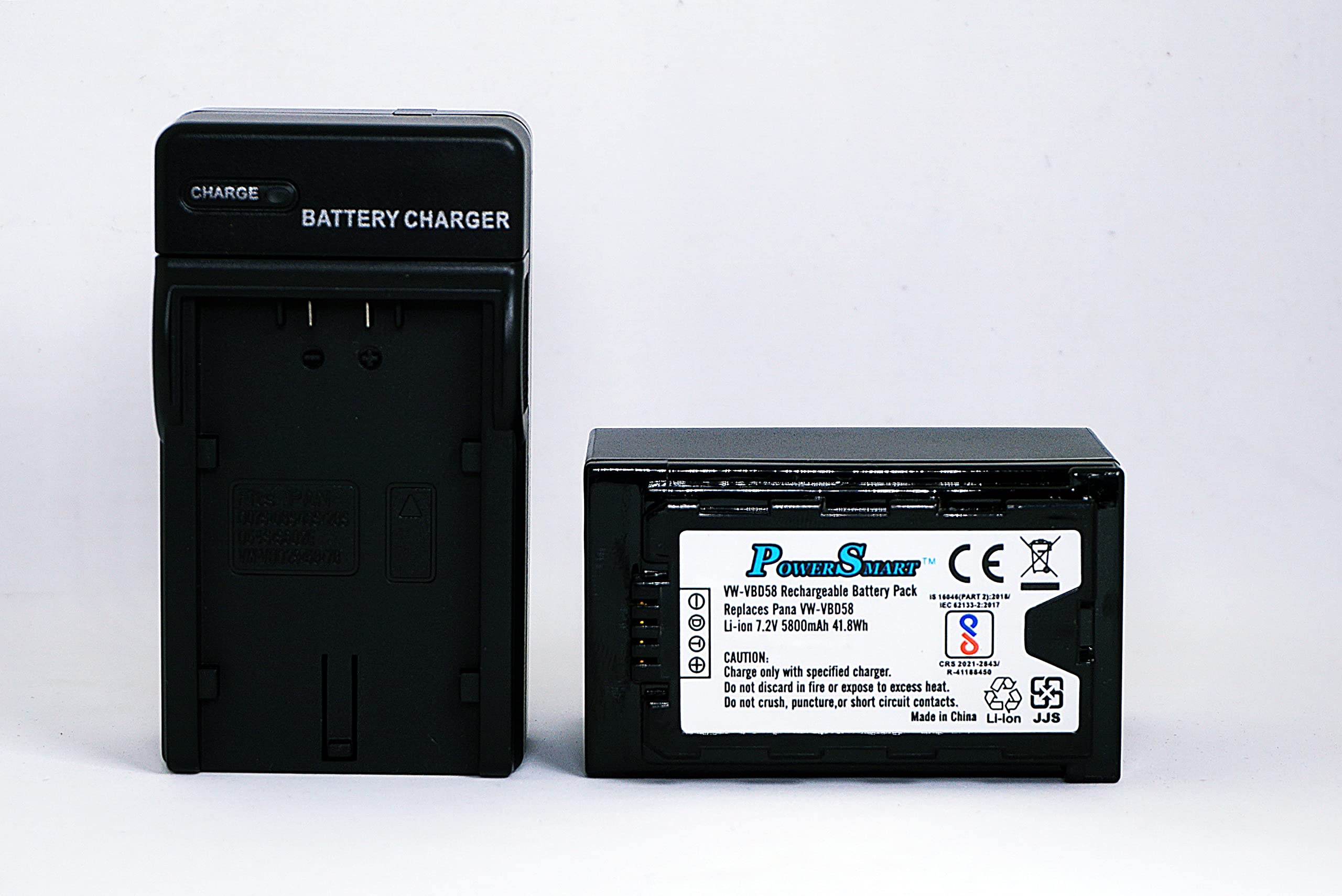 Buy Power Smart VW-VBD58 Battery and Charger for Panasonic AG
