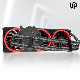 upHere CPU Liquid Coolers Tube Combs 8 Pieces Set 4 Pieces for Tube Diameter Up to 11 mm (0.43in)/4 Pieces for Tube Diameter Up to 13 mm (0.51in) Black-CM508
