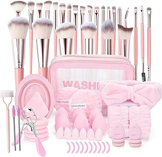 Juego de 68 brochas de maquillaje prémium con...