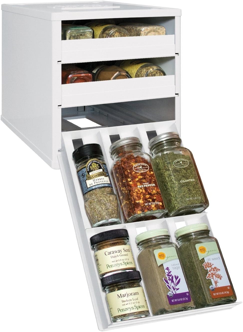 Amazon.com: YouCopia Spice Stack Original Drawer Spice Organiser ...