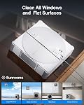 ECOVACS WINBOT W3 Robot de nettoyage Omni Fenêtre avec lavage automatique des tampons & Station multifonctionnelle, 8000Pa Aspiration, nettoyage intelligent avec spray à eau triple, 12-Level Protection